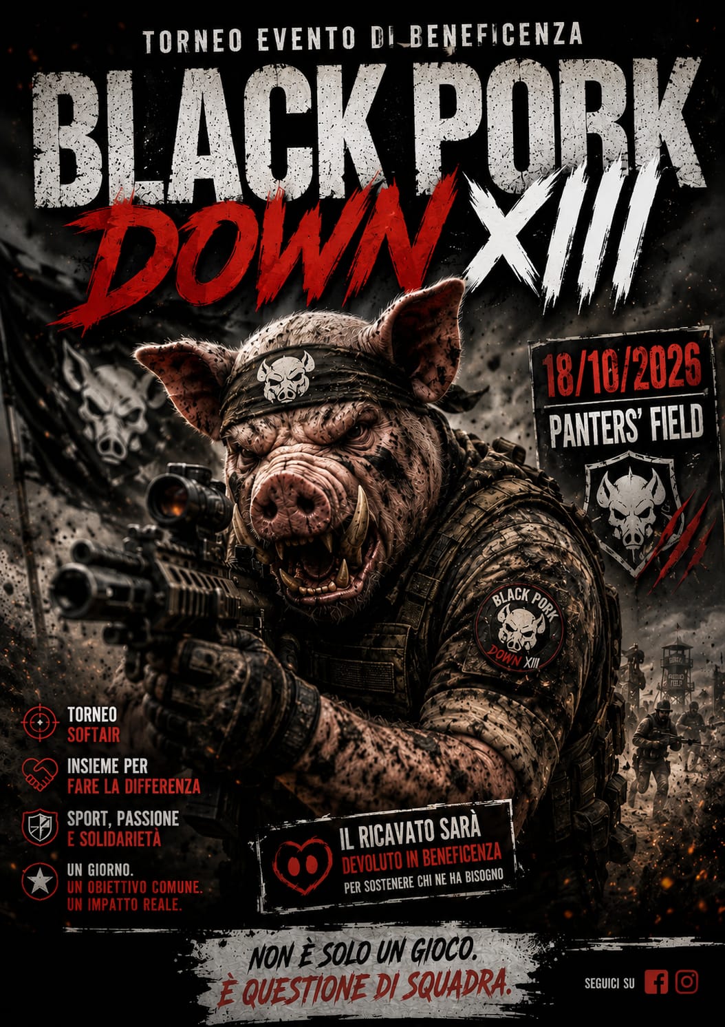 18 OTTOBRE 2026 BLACK PORK DOWN XII